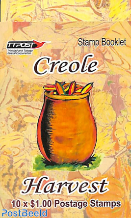 Creole Harvest 10v s-a in booklet