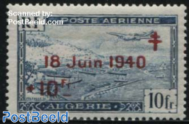 18 juin 1940 overprint 1v
