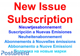 New issue subscription Andorra, French Post