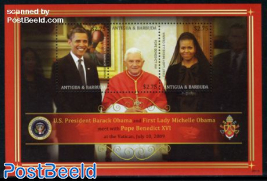 Pope & Obama meeting 3v m/s