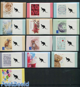 Greeting stamps 13v s-a with personal tabs