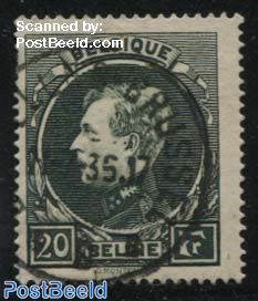 20Fr, Blackgreen, Stamp out of set