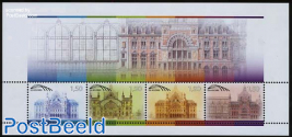 Antwerp Railway station 4v m/s (railway stamps)