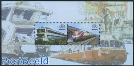 Railway stamps s/s