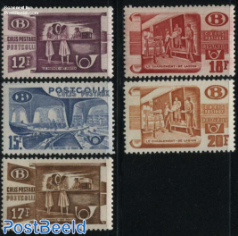 Parcel stamps 5v