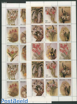Christmas, Orchids 2 minisheets