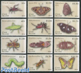 Definitives, insects 12v