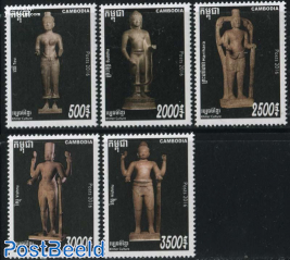 Khmer Culture Statues 5v