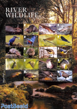 River wildlife collectors sheet s-a