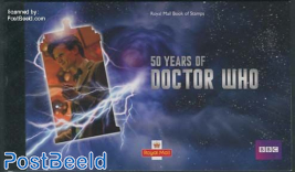 50 Years of Doctor Who, prestige booklet (contains stamps that are only issued in this booklet)