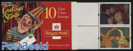 Greeting stamps 10v in booklet