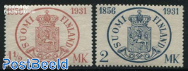 75 years Finnish stamps 2v