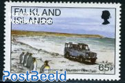65p, Stamp out of set (Land Rover)