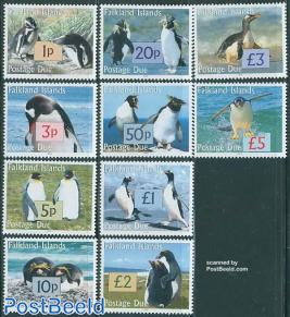 Postage Due, Penguin 10v