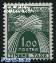 1.00, Postage due, Stamp out of set