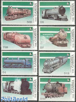 Steam locomotives 8v