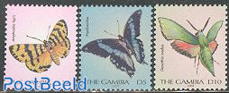 Butterflies definitives 3v (with year 2003)