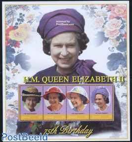 Elizabeth II 75th birthday 4v m/s