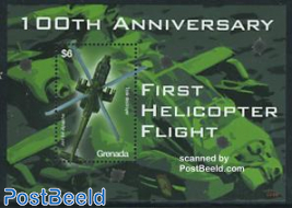 Helicopter flight centenary s/s
