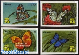 Australia 99, butterflies 4v imperforated