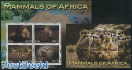 Mammals of Africa 2 s/s