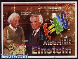 Albert Einstein s/s imperforated
