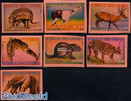 South American animals 7v imperforated