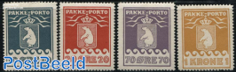 Parcel stamps, perf. 10.75 4v