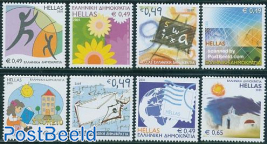 Wishing stamps 8v