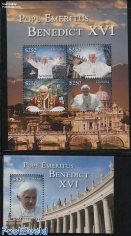 Pope Emiritus Benedict XVI 2 s/s