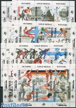 Olympic Games 72v in 8 minisheets
