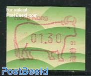 Year of the ox automat stamp (face value may vary)