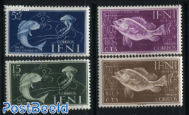 Stamp Day, fish 4v