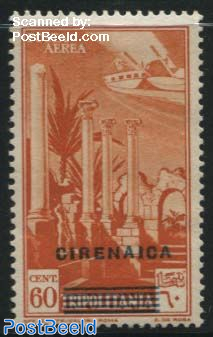 Cirenaica, Airmail 1v (not officially issued)