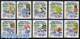 50 Years Europa Stamps 10v