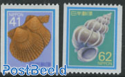 Shells 2v, coil stamps