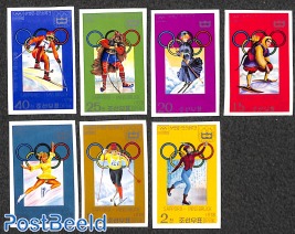 Olympic winter games 7v, imperforated
