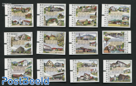 Automat stamps 12v, villages