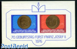 Franz Josef II 70th birthday s/s