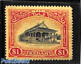 Kedah 1$, Stamp out of set