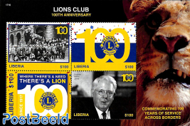 Lions Club centenary 4v m/s