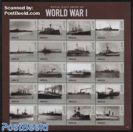 Royal Navy Ships of WWI 20v m/s