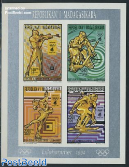 Olympic Winter Games 4v m/s imperforated