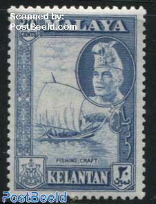 Kelantan 20c, Stamp out of set