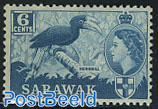 Sarawak, 6c, Stamp out of set