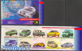 Automobiles 10v in booklet