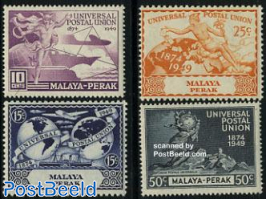 Perak, 75 years UPU 4v