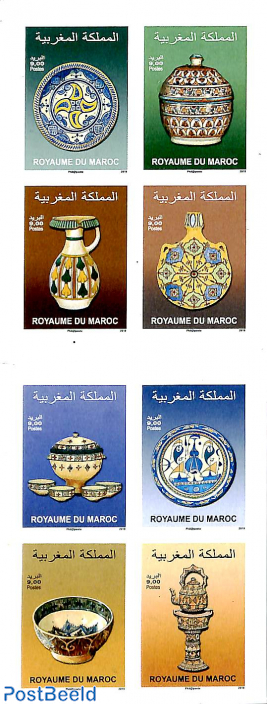 Pottery, ceramics 8v in booklet