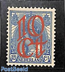10c @ 12.5c blue, Stamp out of set