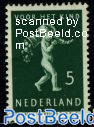 5+3c dark green, Stamp out of set